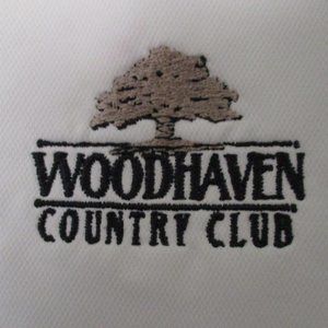 Ashworth Mens L/S Woodhaven Golf Club Palm Desert V-Neck Windbreaker NWOT - Med.